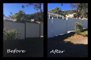 1 Metal fence painting