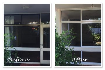 5 Aluminium windows and doors painting